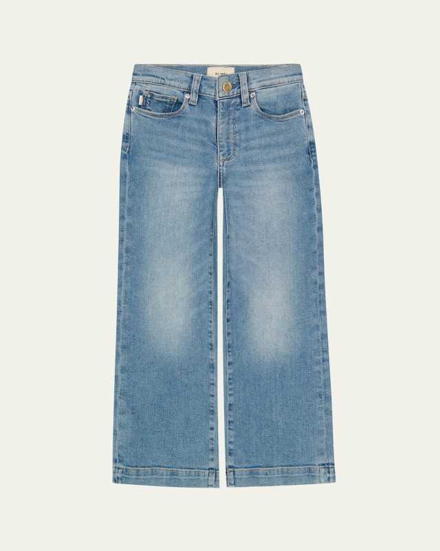 Girl's Lily Wide Leg Jeans, Size 3-6